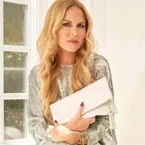 NEW Rachel Miriam Eve Clutch ~ Pebble Leather ~ Winter White